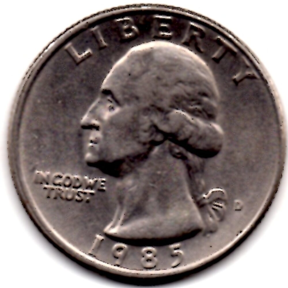 Estate Find - Near Uncirculated 1985 D Clad Washington Quarter